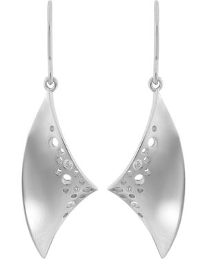 Orphelia 'Ella' 925 Sterling Drop Earrings - Grey