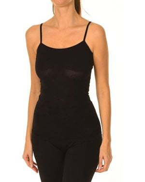 Intimidea Naadloos T-Shirt - Zwart
