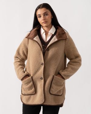 Joules Sadie Longline Jacket - Brown