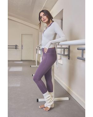 DSGN Studio Sculpt High Waist Legging - Purple