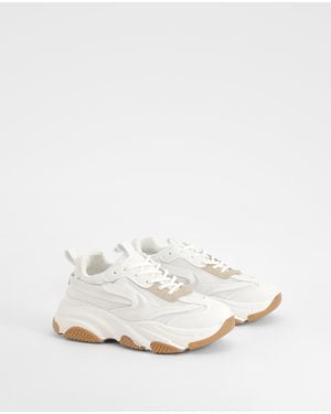 Boohoo Chunky Sole Trainers - White