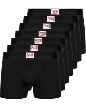 Tyson 7Pk Boxer Shorts - Black