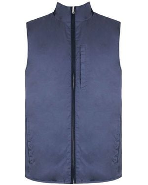 Hackett Nylon Gilet - Blue