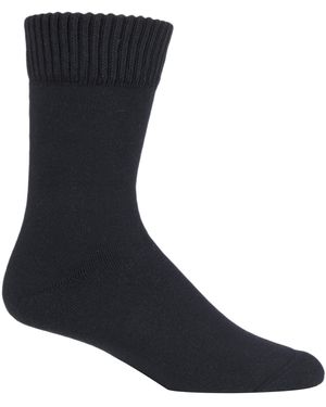 IOMI Extra Wide Thermal Oedema Socks For Swollen Legs & Feet - Blue