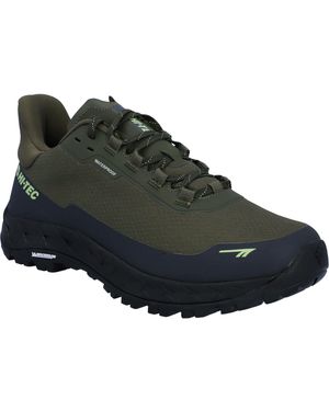 Hi-Tec Altitude Lite Wp Night/Charcoal/Lime Hiking Boots - Black