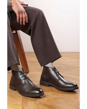 Where's That From Wheres 'Mason' Lace Up Ankle Boots - Brown