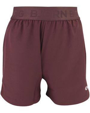 Björn Borg Ace Short Sport Quick Drying Shorts With Pockets - Purple