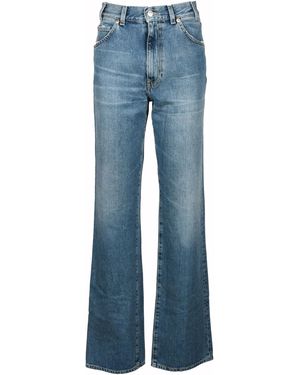 Grifoni Hoge Taille Bootcut Jeans - Blauw