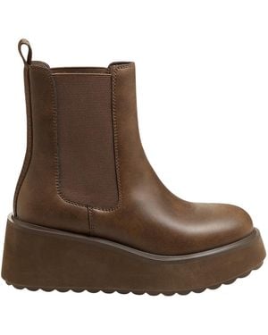 Rocket Dog Ladies Heyday Ankle Boots (Dark) - Brown