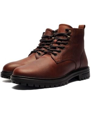 Red Tape Thomas Crick Sandford Leather Boots - Brown