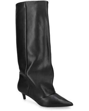 Steve Madden Leather Luca Boots - Black