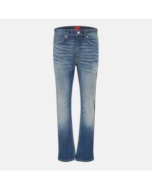 HUGO Five Pocket Design Slim Fit Jeans - Blue