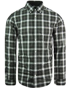 Eden Park Paris Regular Shirt Cotton - Green