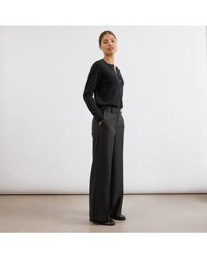 Albaray Tailored Wide Leg Trouser - Black