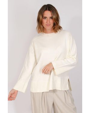 American Holic Soft Crew Neck Jumper - Natural