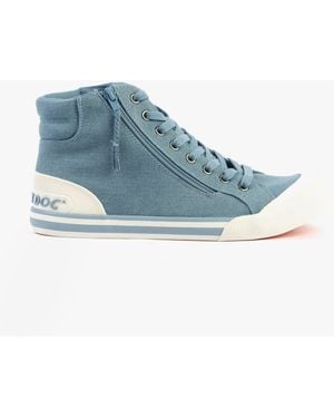 Rocket Dog Jazzin Hi Bondi Trainers Textile - Blue
