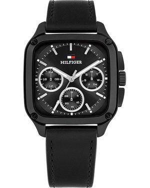 Tommy Hilfiger Herald Watch 1792220 Leather - Black