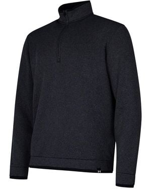 Under Armour Quarter Zip Fleece Top (zwart) - Blauw