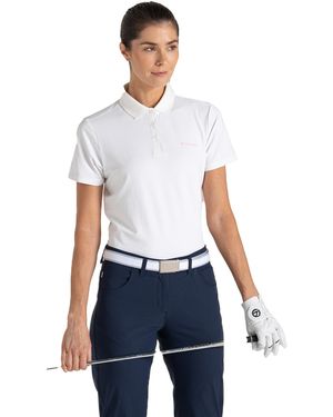 Craghoppers Ladies Thornbury Nosilife Short-Sleeved Golf Polo Shirt - White