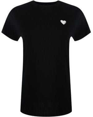 Moschino Love Heart Logo T-Shirt Cotton - Black