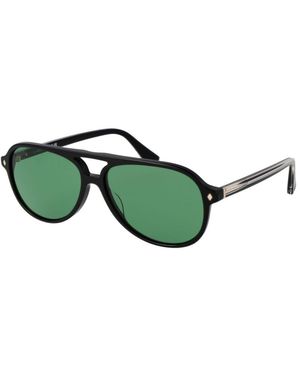 Web Acetate Sunglasses - Green