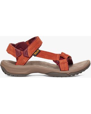 Teva Terra Fi Lite Suede Sandals Languostino - Red