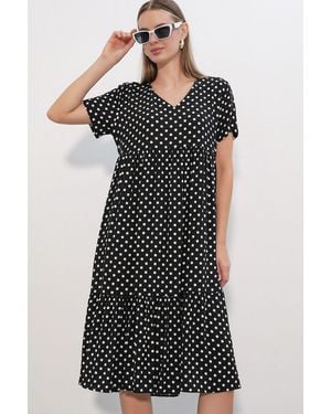 Bigdart Viscose Knit Dress - Black