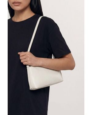 MissPap Faux Leather Slouchy Shoulder Bag - Blue