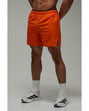 BoohooMAN Active Perforated 5Inch Shorts - Orange
