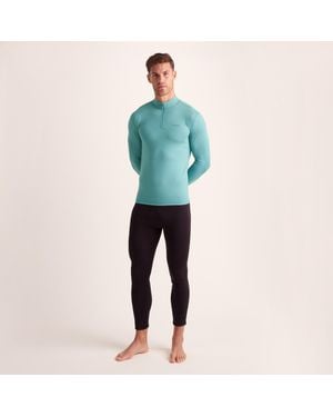 TOG24 Snowdon Thermal Base Layer Quarter Zip - Blue