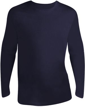 Sol's Monarch Long Sleeve T-Shirt Cotton - Blue