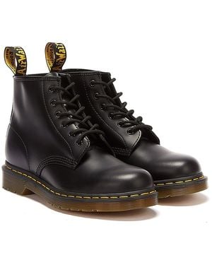 Dr. Martens 101 Smooth Leather Boots - Black