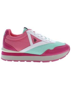 U.S. POLO ASSN. U. S. Polo Assn. Polyester Trainer - Pink