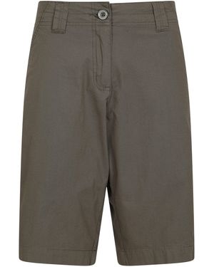 Mountain Warehouse 'Coast' Shorts Sun Protection Stretchy Casual Bottoms Cotton - Grey