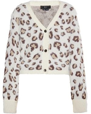 faina Vest Wol Wit Veelkleurig