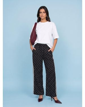 Urban Bliss Spot Tape Side Trouser - Blue