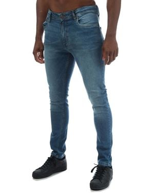 Duck and Cover Doves Slim-Fit Jeans - Blue
