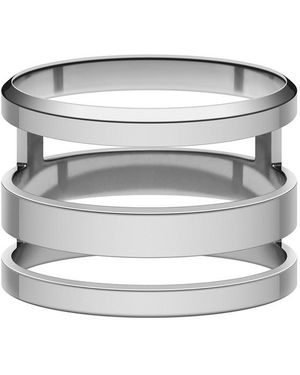 Daniel Wellington Dw00400135 Ladies Elan Triad Ring - White