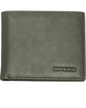 Breed Locke Genuine Leather Bi-Fold Wallet - Green