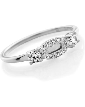 Orphelia 'Lily' 925 Sterling Ring - White