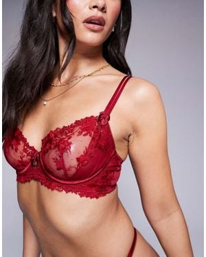 Boux Avenue Romanza Floral Embroidered Balconette Bra