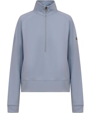 Trespass Ladies Pipa Quarter Zip Top Haze) - Blue