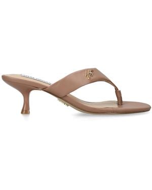 Steve Madden Leather Soundview Sandals - Brown