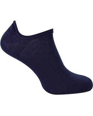 Steve Madden Merino Wool Low Cut Socks - Blue