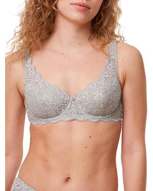 Triumph Amourette Whp Half Cup Padded Bra - Grey