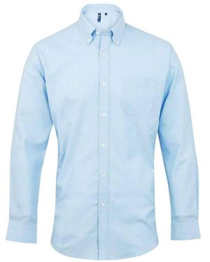 PREMIER Signature Oxford Long-Sleeved Formal Shirt (Light) - Blue
