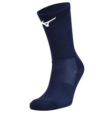 Mizuno Adult Crew Socks (Pack Of 3) - Blue