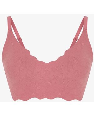 Penti Tattoo Effect Lace Padded Bra - Pink