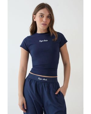 DSGN Studio Fitted Short Sleeve T-Shirt - Blue