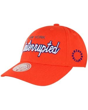 Mitchell & Ness Nba New York Knicks Uninter Cap Cotton - Red